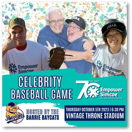celebrity baseball game poster